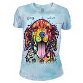 Dog Is Love, The Mountain ladies t-shirt, medium